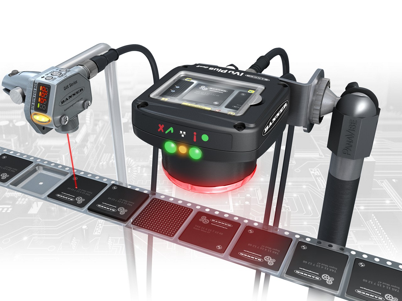 Banner Q4X Sensor Series Rugged All Purpose Photoelectric Sensor